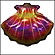 夏の装飾風船　海の仲間　貝殻　W65cm