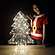 クリスマス装飾　イルミネーション　LEDワイヤーモチーフツリーライト　H78cm