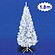 クリスマスツリー　スリムホワイトツリー　H180cm×W85cm　3分割 